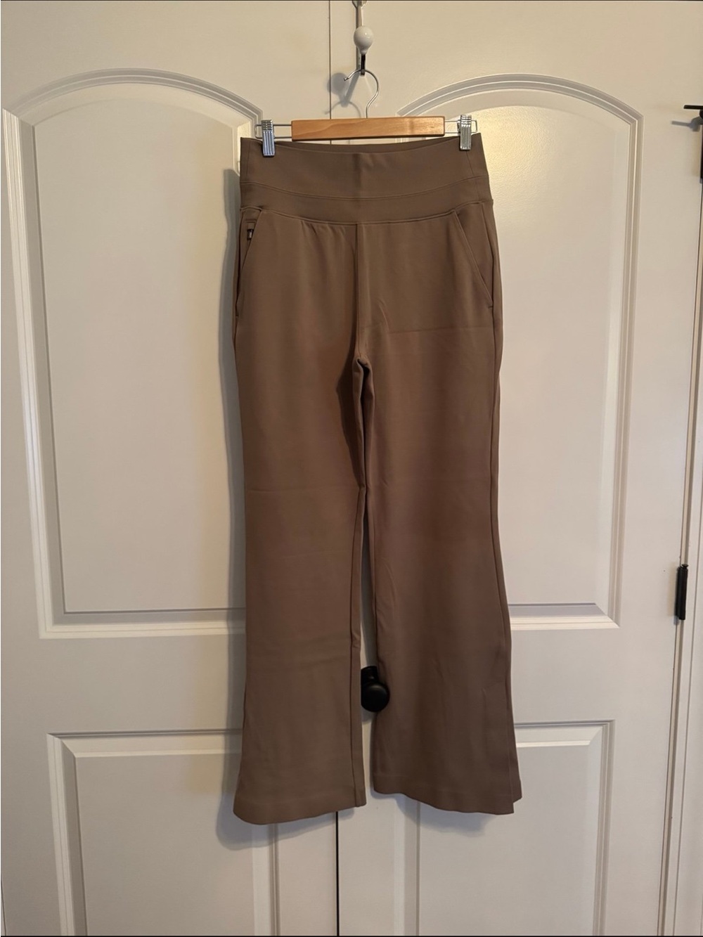 Athleta Taupe Flare Pants
